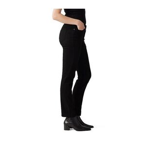 New Levi's Women's 525 Perfect Waist Straight Leg Jeans in Black Size 8M NWT $54